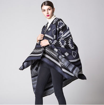 Geometric puzzle cloak | LUXETHREAD