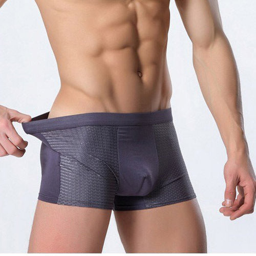 Ice silk men's underwear mesh boxer | LUXETHREAD