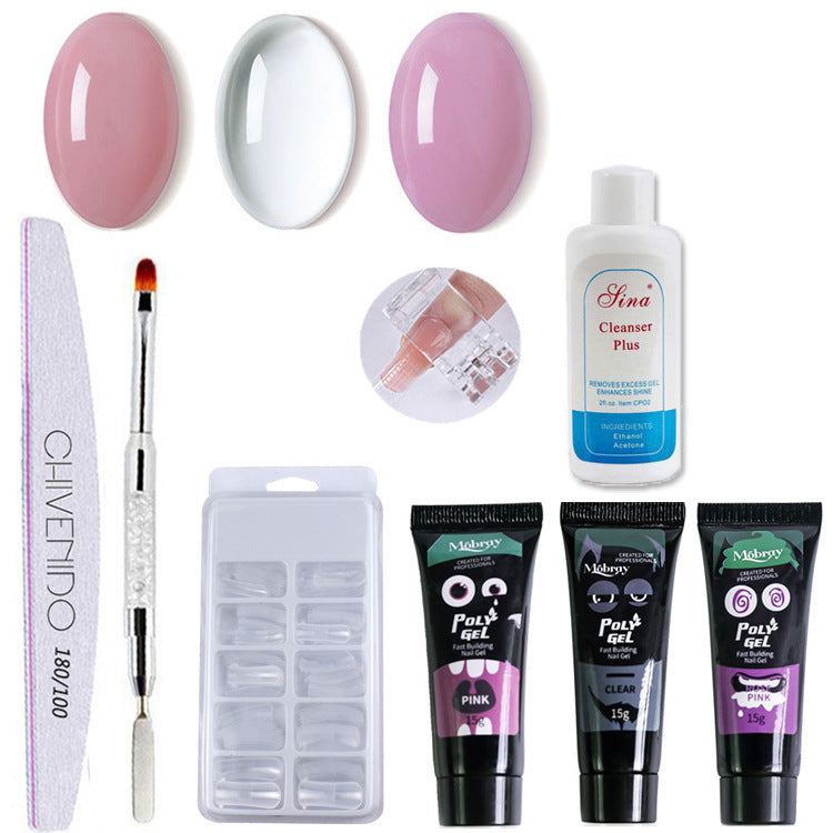 Nail Art Solid Extension Glue Set | LUXETHREAD 