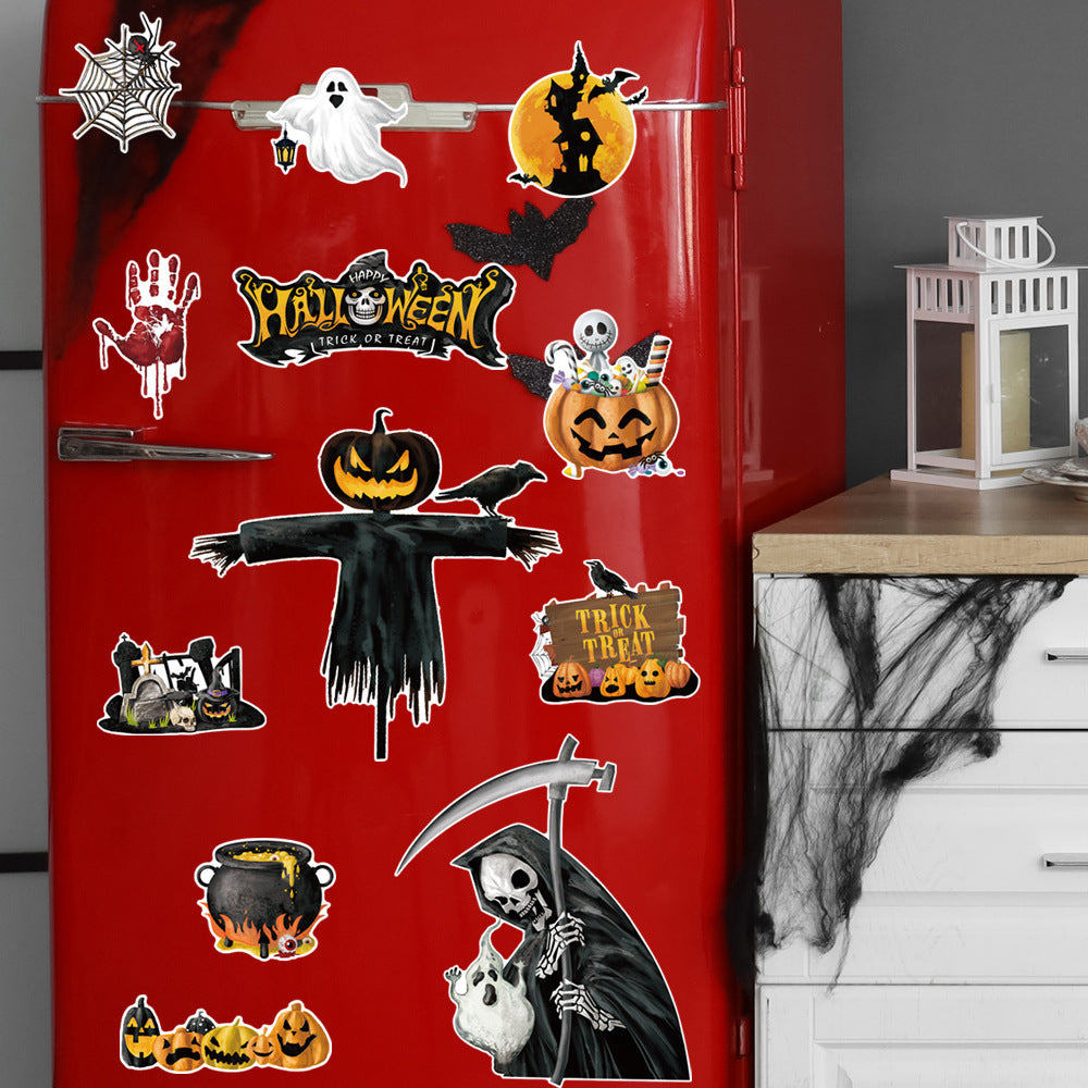 Halloween Magnetic Suction Fridge Stickers | LUXETHREAD