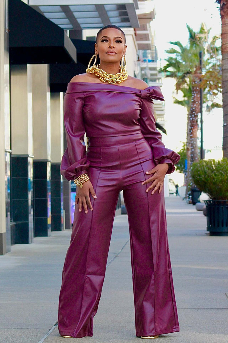 Personality Fashion Leather Suit Women | LUXETHREAD 