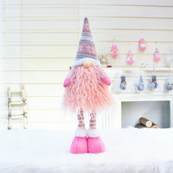 Christmas New Products Telescopic Pole Faceless Doll Window Christmas Decoration Supplies | LUXETHREAD