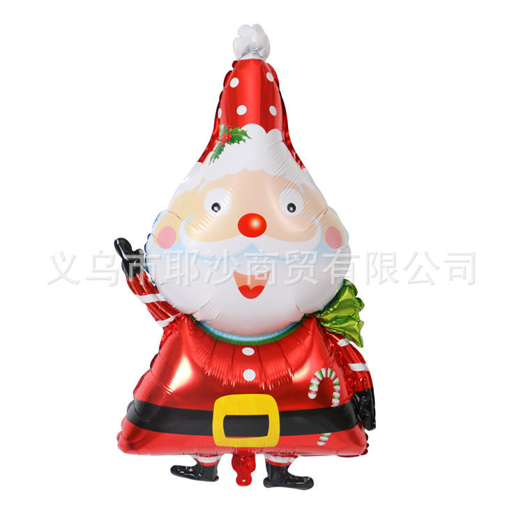 Christmas decoration aluminum film balloon | LUXETHREAD