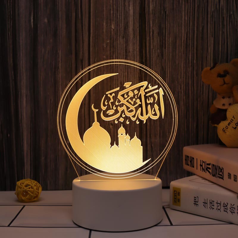 Cartoon Castle 3d Creative Small Table Lamp Atmosphere Decoration | LUXETHREAD