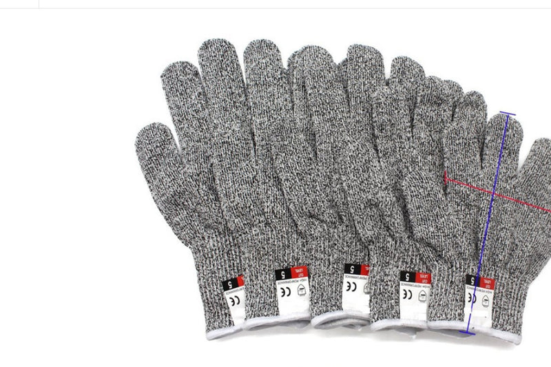 Rubber-dipped gloves against stabbing and cutting | LUXETHREAD 