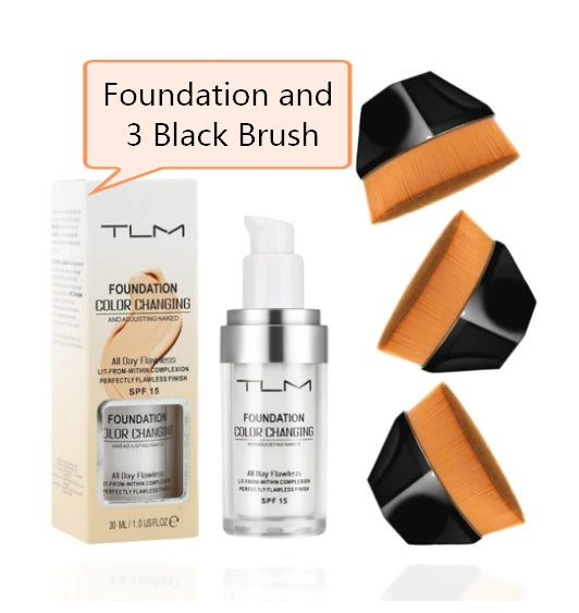 Temperature Liquid Foundation Concealer Portable Natural Color  Makeup Foundation BB Concealer | LUXETHREAD