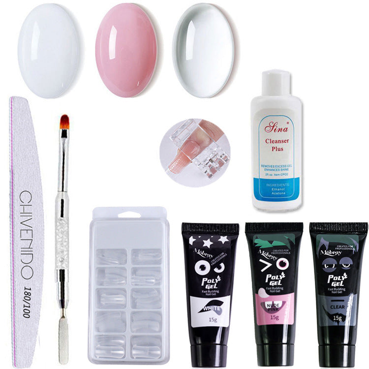 Nail Art Solid Extension Glue Set | LUXETHREAD 