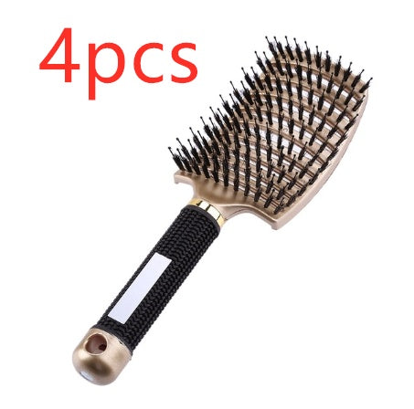 Hairbrush Anti Klit Brushy Haarborstel Women Detangler Hair Brush | LUXETHREAD