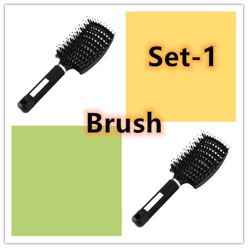 Hairbrush Anti Klit Brushy Haarborstel Women Detangler Hair Brush | LUXETHREAD