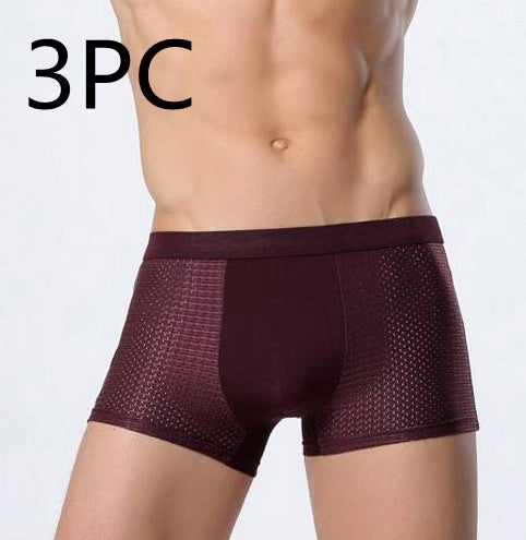 Ice silk men's underwear mesh boxer | LUXETHREAD