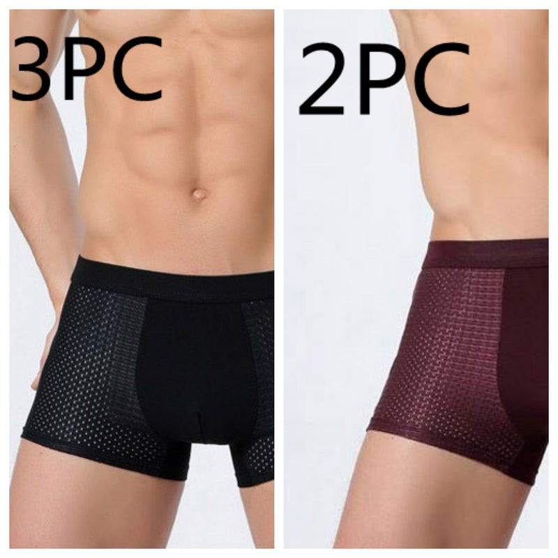 Ice silk men's underwear mesh boxer | LUXETHREAD