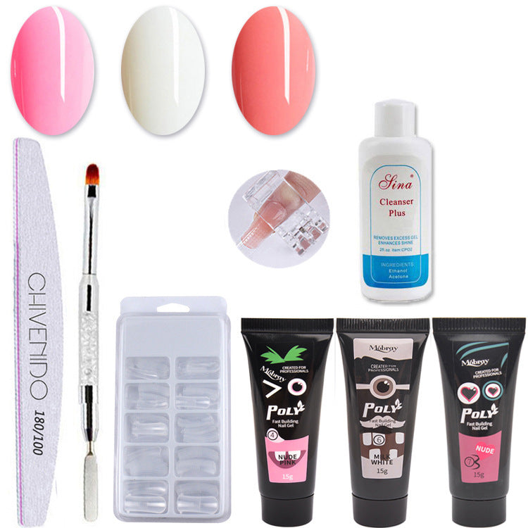 Nail Art Solid Extension Glue Set | LUXETHREAD 