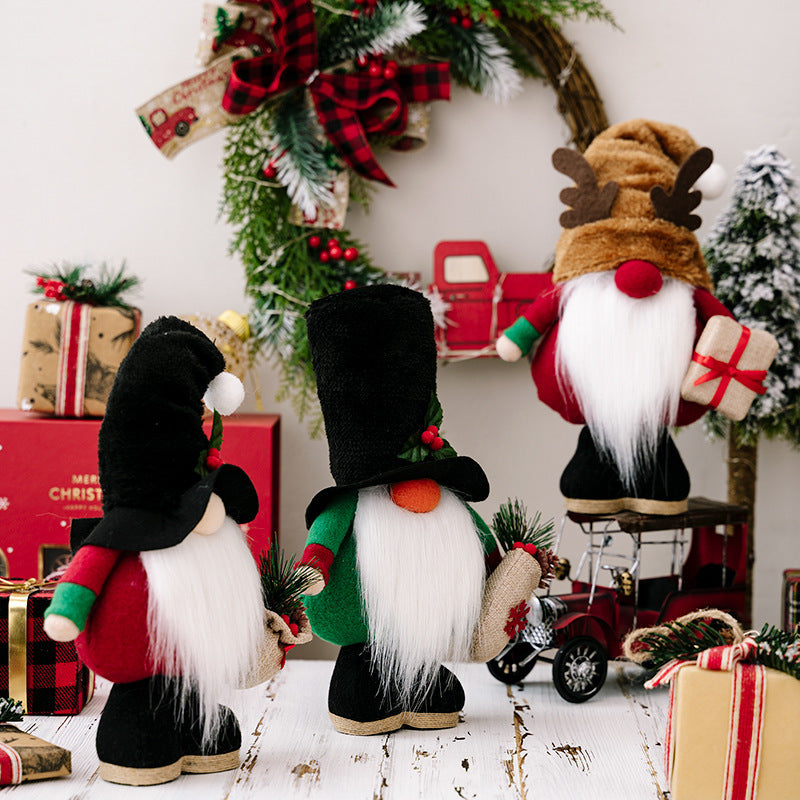 Christmas Gnome Dolls Christmas Day Gifts Dwarves Home Decoration Gifts| LUXETHREAD