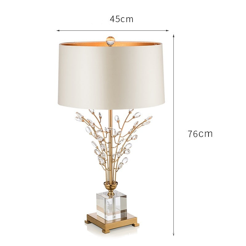 Modern Light Luxury Crystal Table Lamp | LUXETHREAD 