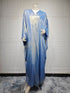 Muslim Fashion Bronzing Robe Abaya Outer Wear | LUXETHREAD 