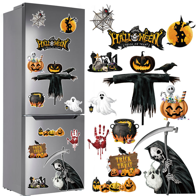 Halloween Magnetic Suction Fridge Stickers | LUXETHREAD