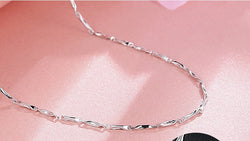 S925 sterling silver necklace | LUXETHREAD 