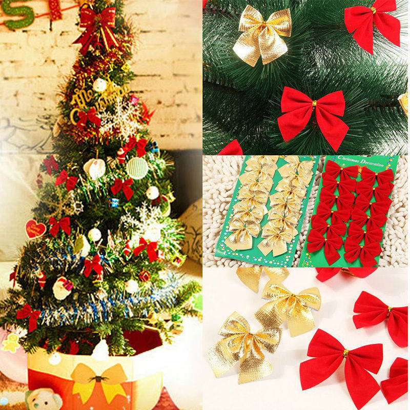Christmas Tree Ornaments Christmas Decoration Bow | LUXETHREAD
