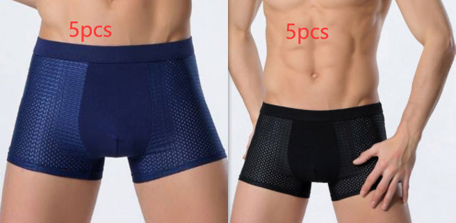 Ice silk men's underwear mesh boxer | LUXETHREAD