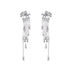 Shining Star Tassel Earrings Back Hanging Exquisite Earrings | LUXETHREAD