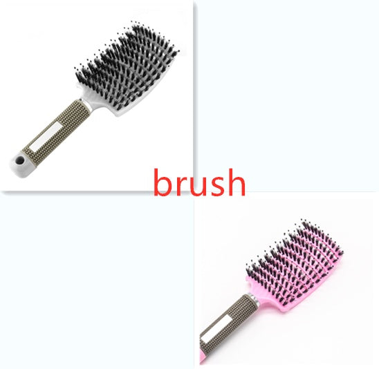 Hairbrush Anti Klit Brushy Haarborstel Women Detangler Hair Brush | LUXETHREAD