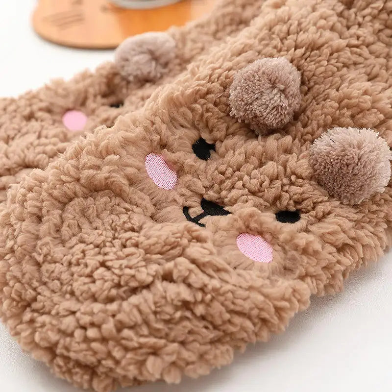 Cartoon Floor Winter Thick Polyester Fleece Fluffy Microfiber | LUXETHREAD