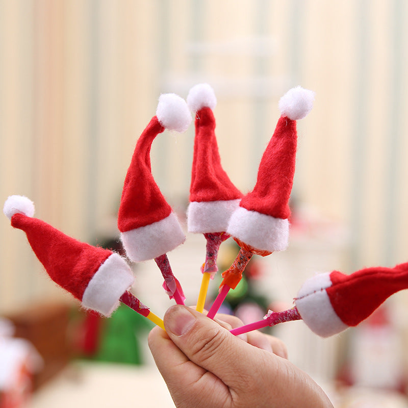 Christmas Decoration Supplies Mini Christmas Hat Non-woven Fabric Small Hat 4 7cm | LUXETHREAD