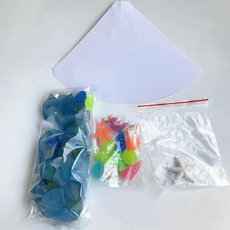 DIY Christmas Decoration Blue Christmas Tree Glass Creative Unique Decoration | LUXETHREAD