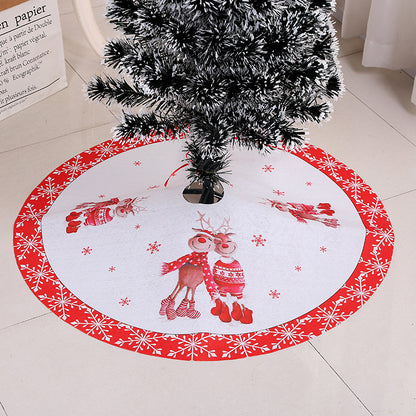 Christmas tree skirt Christmas tree decorations Christmas gifts Christmas scene matching | LUXETHREAD