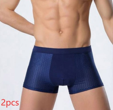Ice silk men's underwear mesh boxer | LUXETHREAD