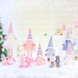 Christmas New Products Telescopic Pole Faceless Doll Window Christmas Decoration Supplies | LUXETHREAD