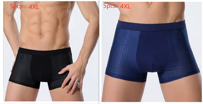 Ice silk men's underwear mesh boxer | LUXETHREAD