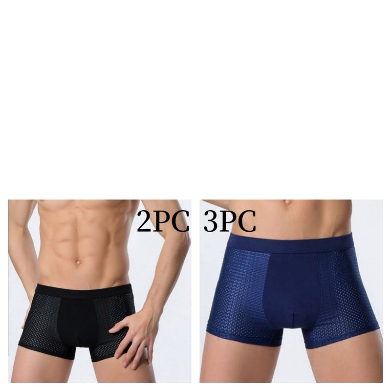 Ice silk men's underwear mesh boxer | LUXETHREAD
