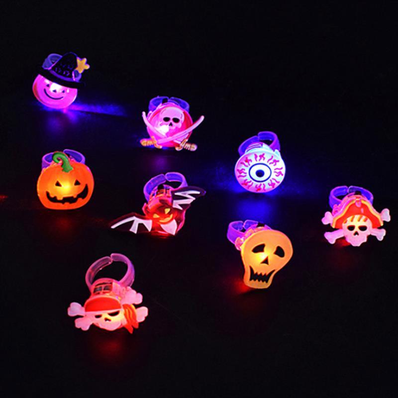 Halloween Decorations Halloween Glowing Brooch Ring | LUXETHREAD