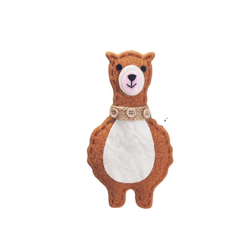 Creative Christmas Tree Alpaca Decoration Pendant Set | LUXETHREAD