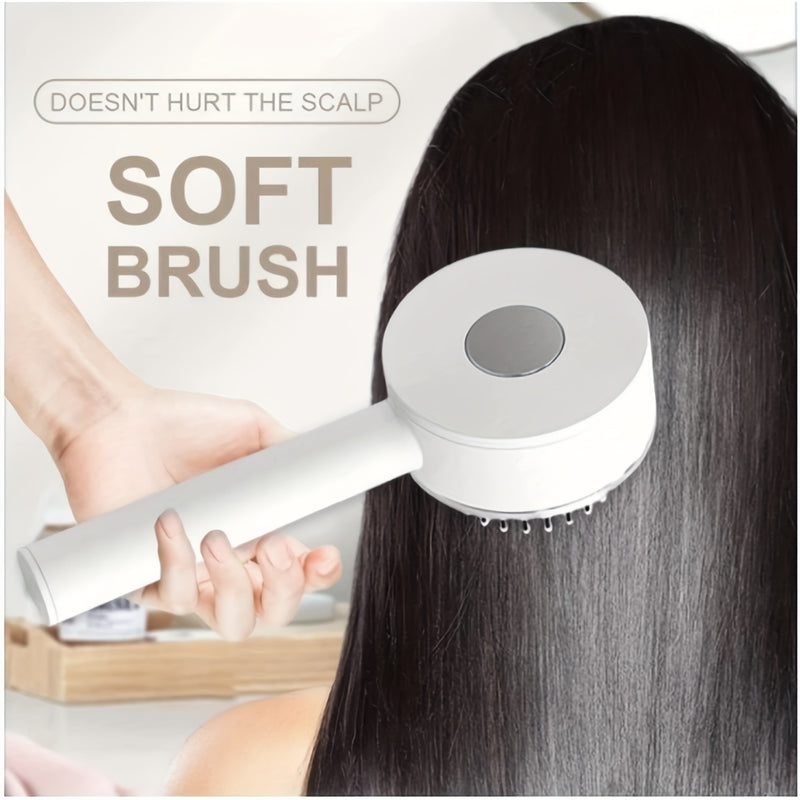 One-key Self-cleaning Hair Brush For Women Curly Hair Brush | LUXETHREAD 