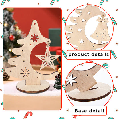 DIY Christmas Tree Hollow Hanging Decoration Table Holiday Party | LUXETHREAD