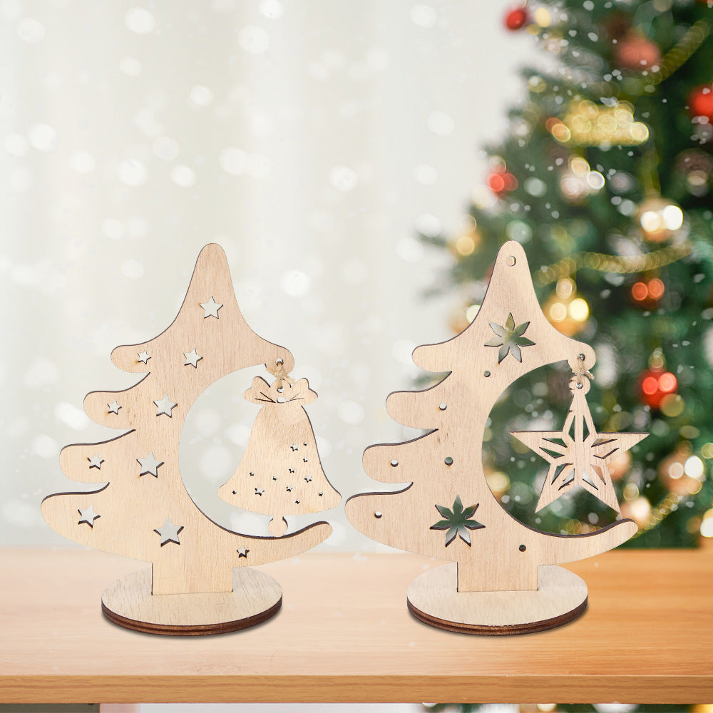 DIY Christmas Tree Hollow Hanging Decoration Table Holiday Party | LUXETHREAD