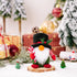 New Christmas Decoration Supplies Plaid Hat Forest Elderly Ornaments | LUXETHREAD 