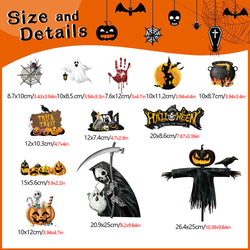 Halloween Magnetic Suction Fridge Stickers | LUXETHREAD