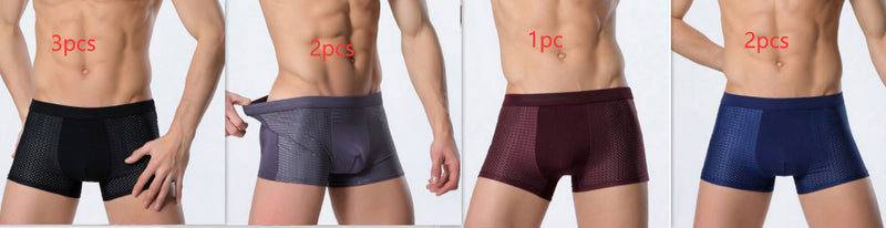Ice silk men's underwear mesh boxer | LUXETHREAD