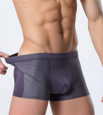 Ice silk men's underwear mesh boxer | LUXETHREAD
